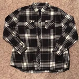 R Sole button down lumberjack shirt
